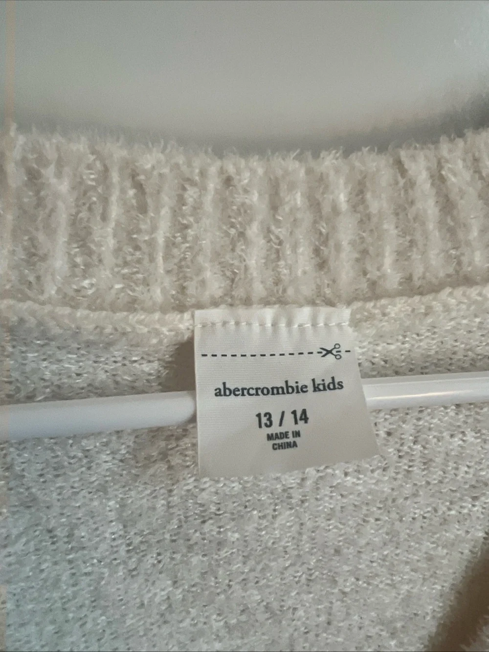 abercrombie kids Cream Cardigan with Brown Floral Dots